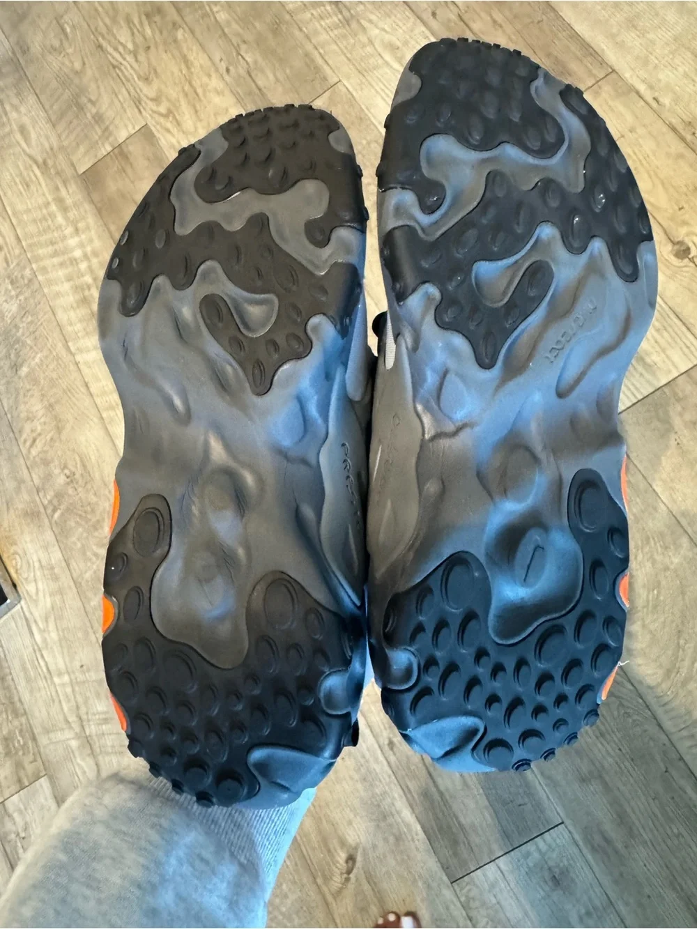Nike Presto React Sneaker- Grey and Orange